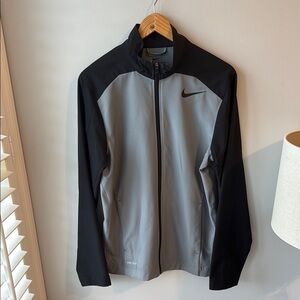 Nike Men's Performance‎ Black and Gray Zip Jacket